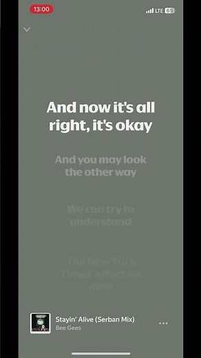 Stayin’ alive lyrics - Bee Gees