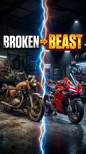 BROKEN BIKE ➜ CUSTOM SUPERBIKE! #Transformation