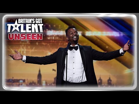Babatunde Akinboboye puts a totally UNIQUE TWIST on OPERA! | Auditions | BGT Unseen