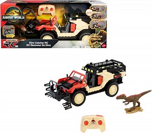 Matchbox Jurassic World RC Toy Truck, Battery-Powered Remote-Controlled Vehicle with Dinosaur Figure, RC Dinosaur Catcher, and Capture Cage for Transport - Walmart.com