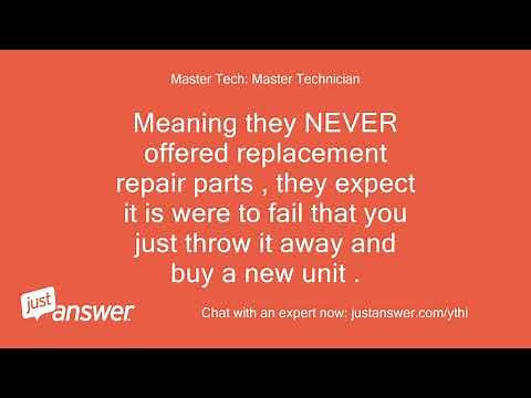 My whirlpool dehumidifier runs, but shows error code E1.