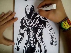 COMO DIBUJAR A MAX STEEL - MAX STEEL MOVIE / how to draw max steel - max steel movie
