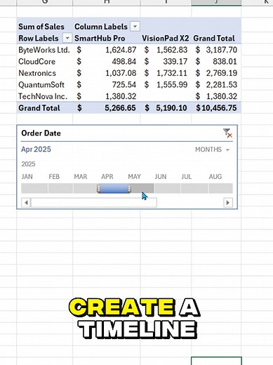 Add a Timeline Slicer in Excel: Step-by-Step Guide