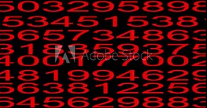 Digital numbers codes moving in cyberspace. global technology and big data concept.Camera flying through binary numbers.