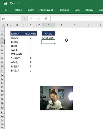 DASAR PENGGUNAAN RUMUS IF DI EXCEL #excelformula #excelindonesia #exceltips #belajarexcel