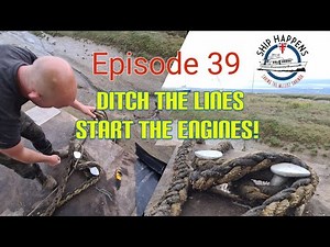 Ep 39 - Taking Our Lines Off During High Water! Our WW2 Wooden Boat Restoration