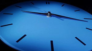 Blue Clock Time Lapse Stock Footage SBV-338043702 - Storyblocks