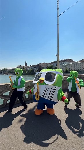 Duolingo Deutschland | I put the epic in sax guy 🎷🎷🎷 #duolingo #basel #baselswitzerland #epicsaxguy #saxophone | Instagram