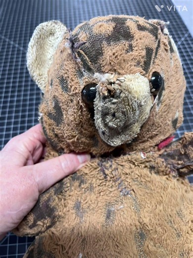 How to repair a 46 year old much loved Teddy