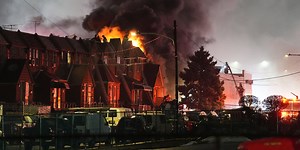 Medical plane carrying child patient and 5 others crashes in Philadelphia, setting homes ablaze