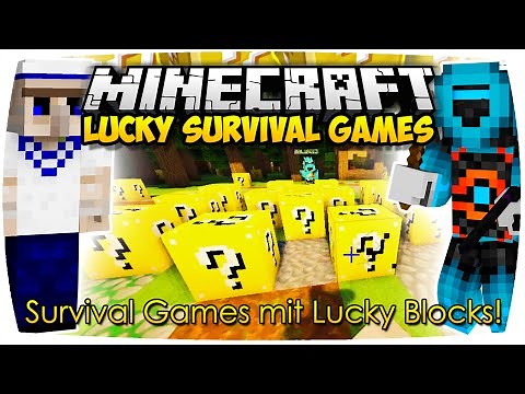 MINECRAFT: LUCKY BLOCKS SURVIVAL GAMES ● Arena Lucky Block Mod Battle Challenge (Deutsch/HD)