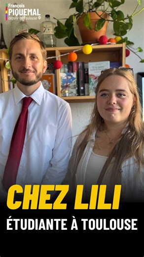 5.6K views · 143 reactions |  Et vous, il est comment votre logement ? Entre la galère pour en trouver un et payer le loyer, vous vous en sortez ? On en parle avec Lili, étudiante à Toulouse. #Toulouse #logement #etudiants #Franceinsoumise | François Piquemal | Facebook