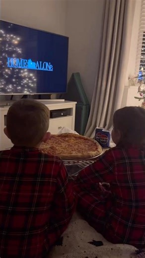 20" NY Style pizza ready for our Home Alone movie night