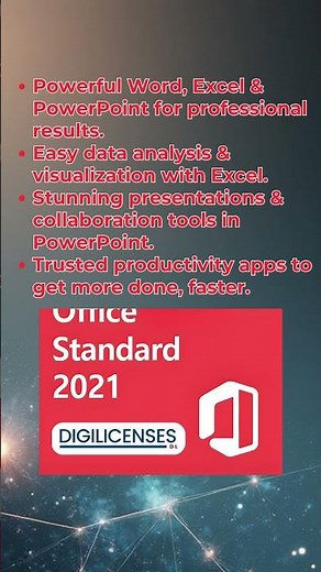 🎬 DIGILICENSES: WINDOWS 11 HOME + OFFICE 2021 STANDARD COMBO“Step into the future of productivity!”