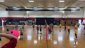 The 8th grade WON in our annual 8th grade vs Teachers Kin-Ball Game! | Prince of Peace Catholic Church and School