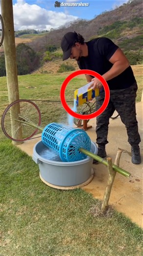 This guy made an amazing washing machine #shortsvideo