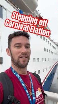 A fond farewell to the Carnival Elation. 5 nights complete! #cruise