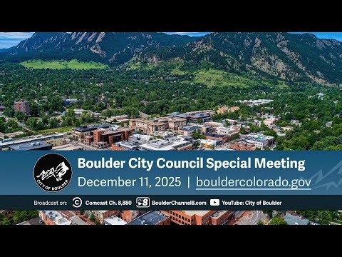 December 11, 2025 City of Boulder City Council Meeting