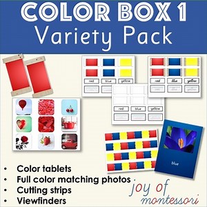Montessori Color Box 1