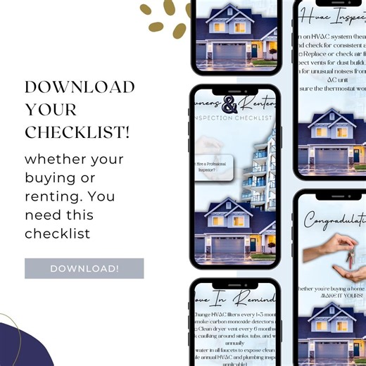 Home Owners and Renters Inspection Checklist | Moving Day Must-have | Instant Download | Inspection Checklist - Etsy