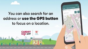 If you spot some damaged bins, the quickest way to let us know is via the Cardiff Gov App. You can pinpoint the location on the map, add photos and write a description to help us locate and deal with the problem. You can also search for an address or if you’re out and about, use the GPS button to focus on a location. Your report gets routed straight to the right team. Download the free app via the Google Play Store or Apple App store today. Search Cardiff Gov or go to: https://orlo.uk/M4vuL | Ca