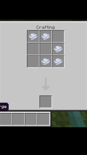 Minecraft me Craft a Trident sword #minecraft​ #mcpe​ #shorts​