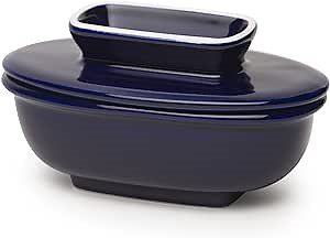 American Made Butter Keeper Butter Dish, Made in USA, Blueberry