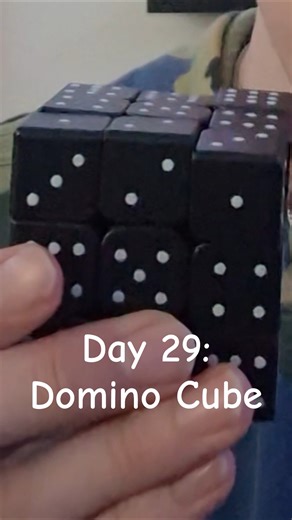 Day 29: Domino Cube #3x3 #rubik #rubiks #rubikscube #cubing