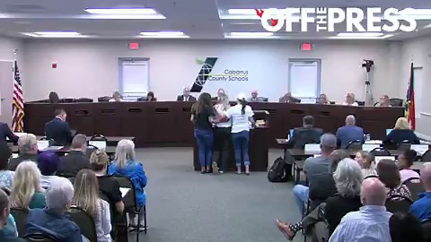 🚨WATCH: A 15-year-old student in North Carolina cries to her school board about the district's handling of a biological male using the girls' restroom at her school."It was reported ... and yet, nothing. That is unacceptable," she told the Cabarrus County Board of Education through tears on Monday.The incident occurred in the district's Mount Pleasant High School, the student said. She told the school board both parents and students have thanked her for speaking up because "they're too afraid t