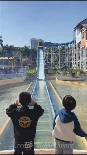 Train Splash Panic! 😱🚆 But It’s Just a Glass Window Illusion! 😂✨