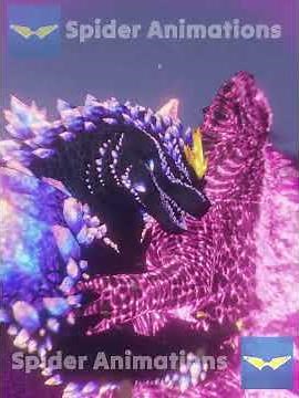 SpaceGodzilla vs Godzilla | Godzilla x Kong: Supernova Fan Made Animation (Part 3) #shorts