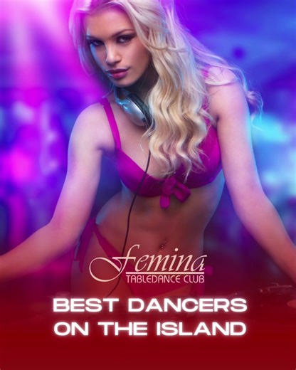 The $how i$ on. $exy dancer$, electrifying vibe$ – and you, front row. Femina Tabledance Mallorca – it’s not just a night out, it’s a $pectacle. #FeminaTabledance #MallorcaNights #VIPExperience #IslandVibes