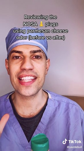 Review: NOSA Nose Plugs with Parmesan Cheese for Odor Control