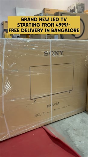 LED TV’s starting at just 4999/- (sealed box piece) . . Multi brand tv store located opposite to metro pillar number 819, International Airport Road is a factory outlet warehouse where you can now buy multi brand LED, QLED TV in retail and whole sale !!! . . Brands like Sony, LG l, one plus and may more are available Sizes from 24Inch to 100 inch are available and comes with company warranty Hurry before the stocks end !! . . . 📍 Kanchan computers and electronics Contact - 9945003605 / 99450036