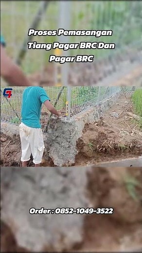 Lihat Proses Pemasangan Pagar BRC Di Leuwiliang Bogor #pagarbrcminimalis