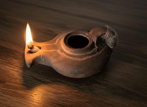 Unique Hand Made Clay Oil Lamp From Jerusalem the Holy Land - Etsy