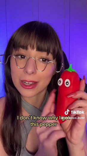 ASMR Sand Chewing Pepper Squishy Triggers for Sleep