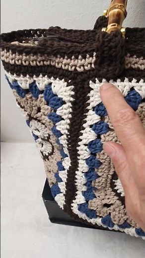 Crochet bag tutorial #shorts #crochet #DIY