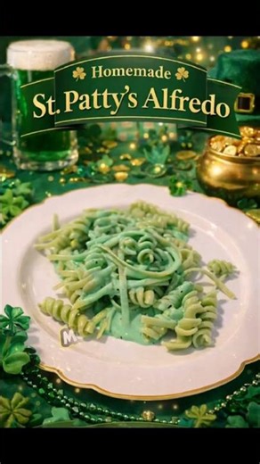 Homemade Alfredo - St Patricks Day Style