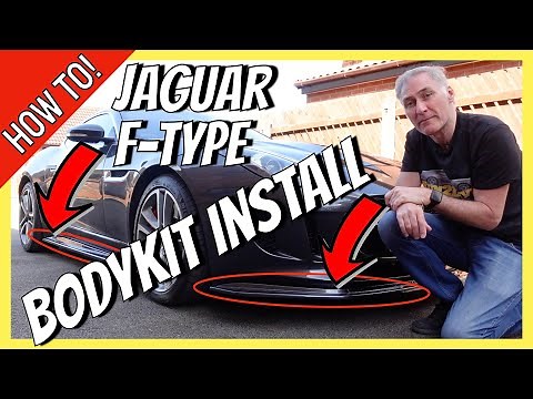 Jaguar F Type Maxton Design Body Kit Install | How To | DIY