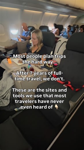 Lisa & Matt | Travel Tips + Hacks | 90+ Countries on Instagram: "So many people don’t know these! After 7 years of full-time travel, these are the tools we actually use for every trip. They’ve saved us hours of stress, hundreds of dollars, and more than a few headaches. 🧵Save and share - your travel friends will thank you! ✅ Dayuse (app) Perfect for those early arrivals or long layovers. You can book a hotel room just for the day to nap, shower, or recharge. Way better than spending 6 hours at 