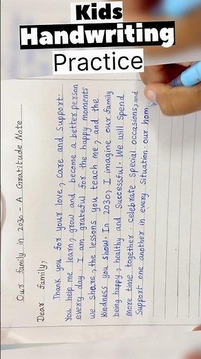 Kids handwriting practice #handwriting #shorts