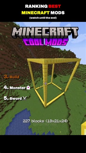 Ranking Best Minecraft Mods! #best #minecraft