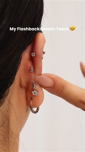 SkinKandy | My Flashback Dream Curation 💖 Our NEW reversible Flashbacks 😍 Each piece is crafted from implant-grade titanium, making them waterproof,... | Instagram