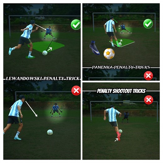 1.5M views · 8K reactions | DIFFERENT TYPES OF PENALTY SHOOTOUT TRICKS ⚽️. #football #footballskills #soccer #penaltyshootout @highlight | Vikash Hwbm | Facebook
