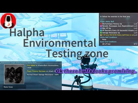 [PSO2:NGS] Halpha Environmental Testing Zone.. Gu/Sl