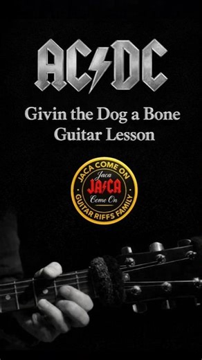 AC/DC - how to play - givin the dog a bone