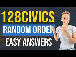 128 Civics Questions and answers RANDOM Order v1 | 2025 version Civics Test | US Citizenship