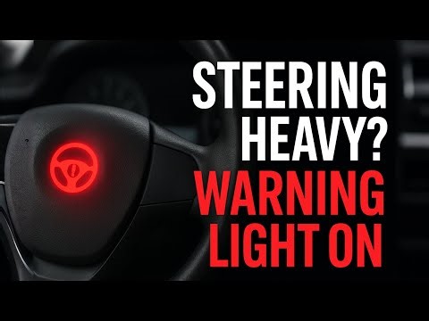Steering Wheel Warning Light ON? Why Your Steering Feels Heavy! (Top 7 Causes & Fixes)