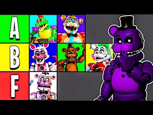 Ranking ALL FNAF CHARACTERS with Shadow Freddy